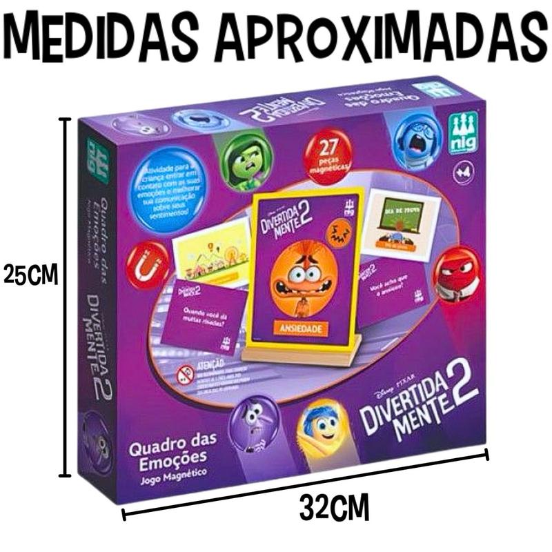 Jogo Magnético Quadro Das Emoções Divertidamente 2 - 4145 Nig